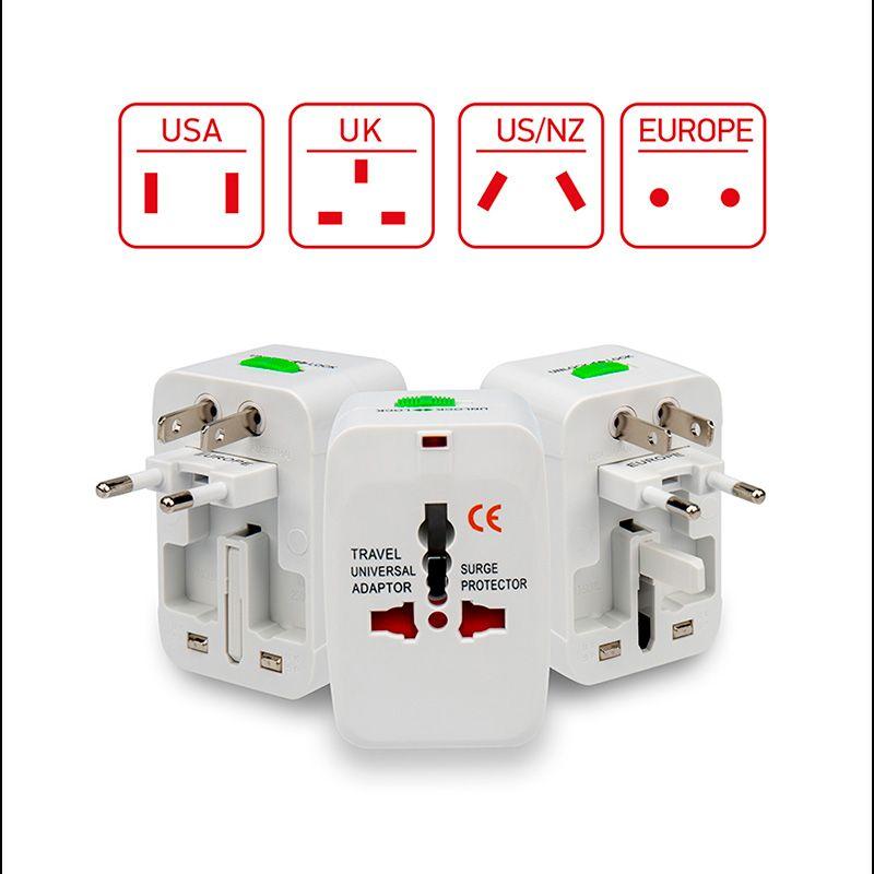Адаптер сетевой «Путешественник» с розетки (A C G I) универс. разъем бел. Rexant 11-1052