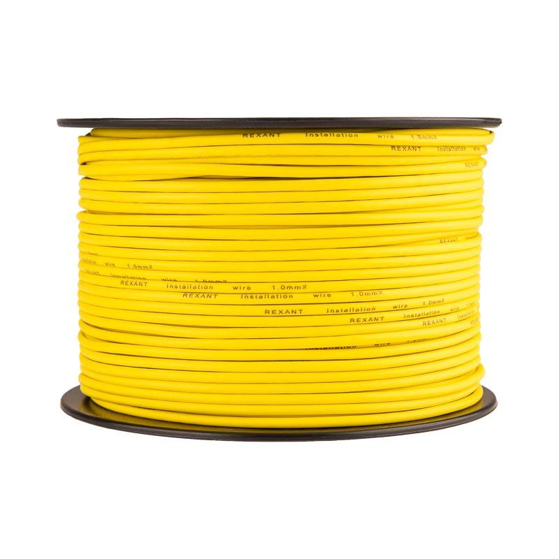 Провод ПГВА 1 Ж бухта (м) Rexant 01-6522