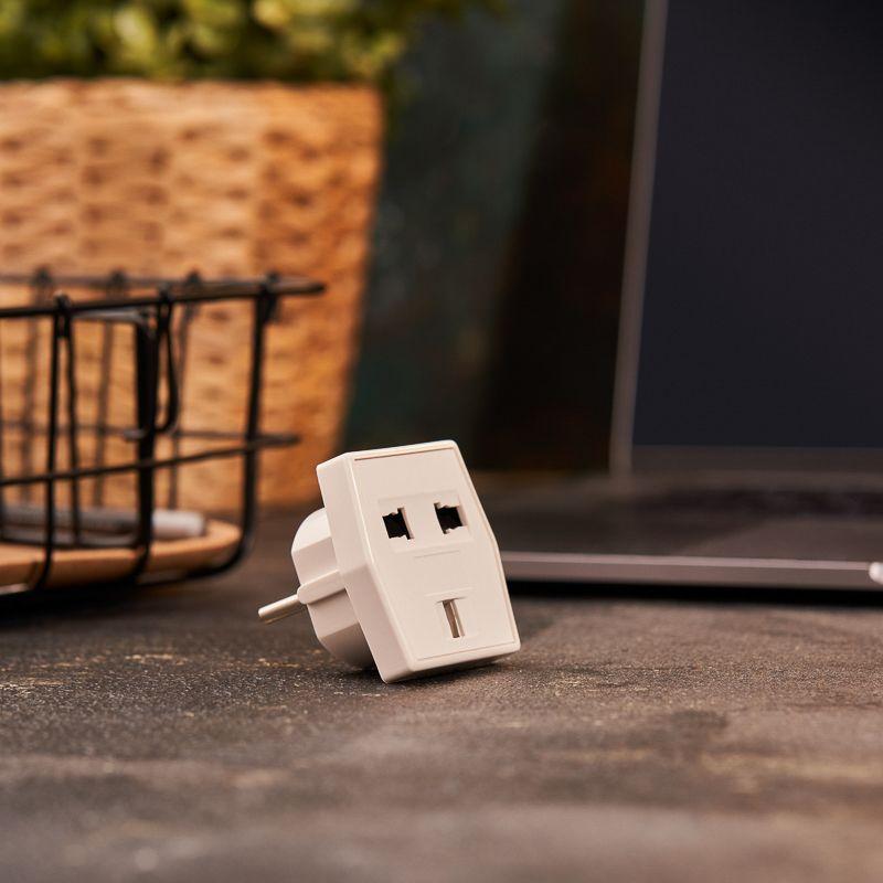 Переходник "КВАДРАТ" бел. REXANT 11-1011