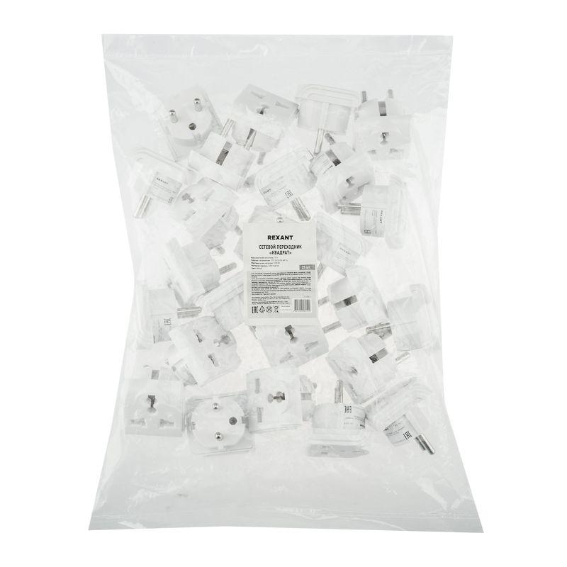 Переходник "КВАДРАТ" бел. REXANT 11-1011