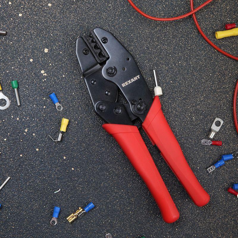 Инструмент для обжима изолированных клемм 1.5-10.0кв.мм Rexant 12-3016