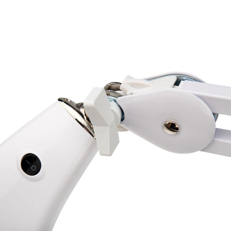 Лупа на струбцине круглая настол. 5Х с подсветкой 90 LED бел. Rexant 31-0403