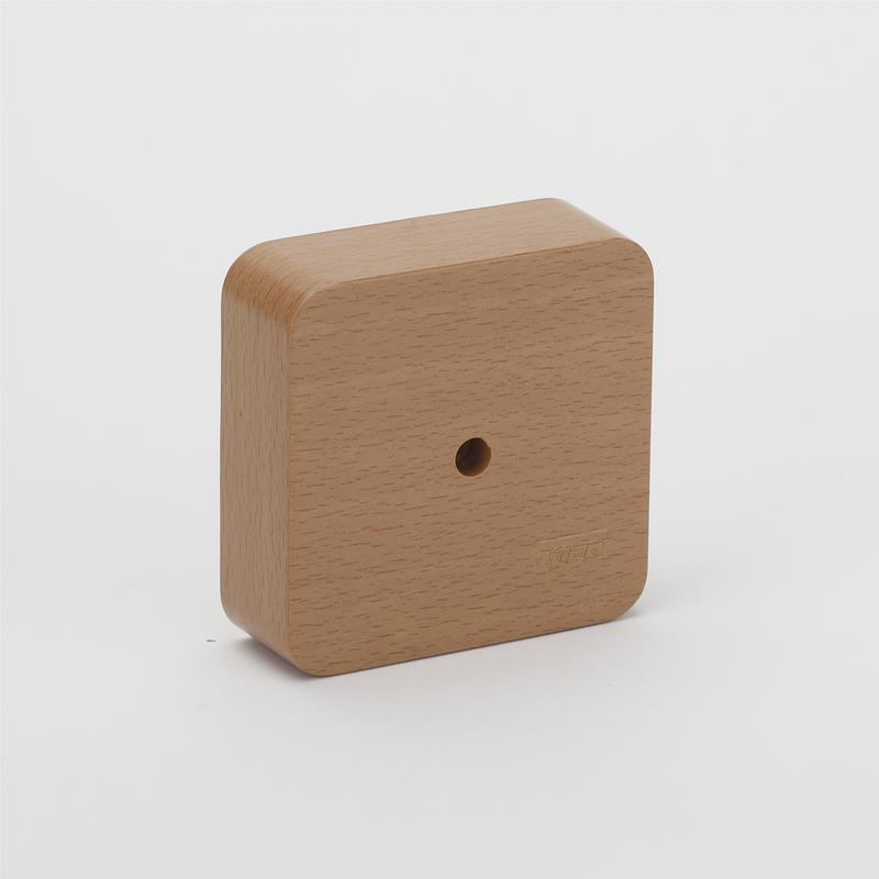 Коробка универсальная для кабель-каналов 80х80х25 бук (светл. основа) IP40 Ruvinil 65005-38М