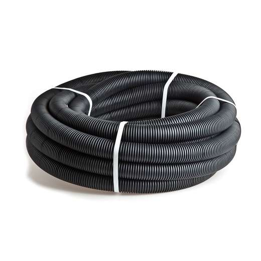 Труба гофрированная ПВД d25мм легкая без протяжки черн. (уп.25м) Ruvinil 32500Ч