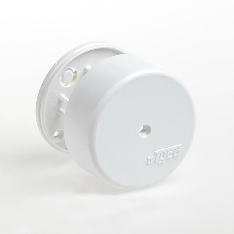 Коробка ОП Тусо распаячная D=62мм H=24мм 2 клемника бел. IP40 Ruvinil 65001Б