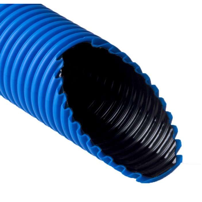 Труба гофрированная двустенная ПНД/ПВД 160/140.2мм дренажная (уп.50м) Ruvinil Т2-ДР0-160