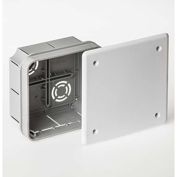 Коробка распаячная СП 92х92х45мм IP30 уравн. потенциалов Ruvinil 10120УП