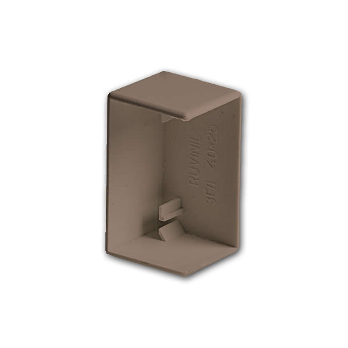 Заглушка 40х25 корич. Ruvinil ЗГЛ-40х25-К