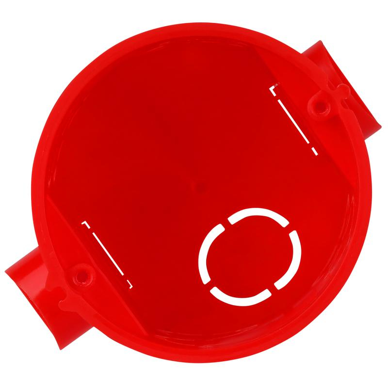 Коробка установочная СП 60х62 блочная углубл. IP30 красн. Ruvinil 10190