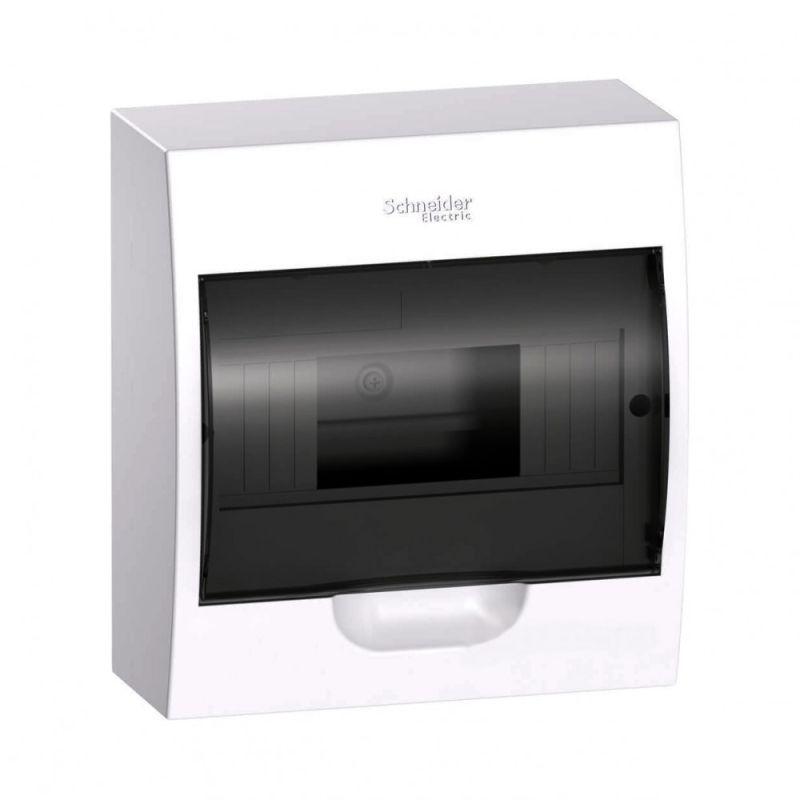 Бокс ОП EASY9 навесн. с прозр. дверью 1ряд 8мод. SchE EZ9E108S2SRU