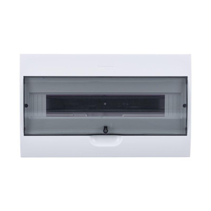 Бокс ОП EASY9 навесн. с прозр. дверью 1ряд 18мод. SchE EZ9E118S2SRU