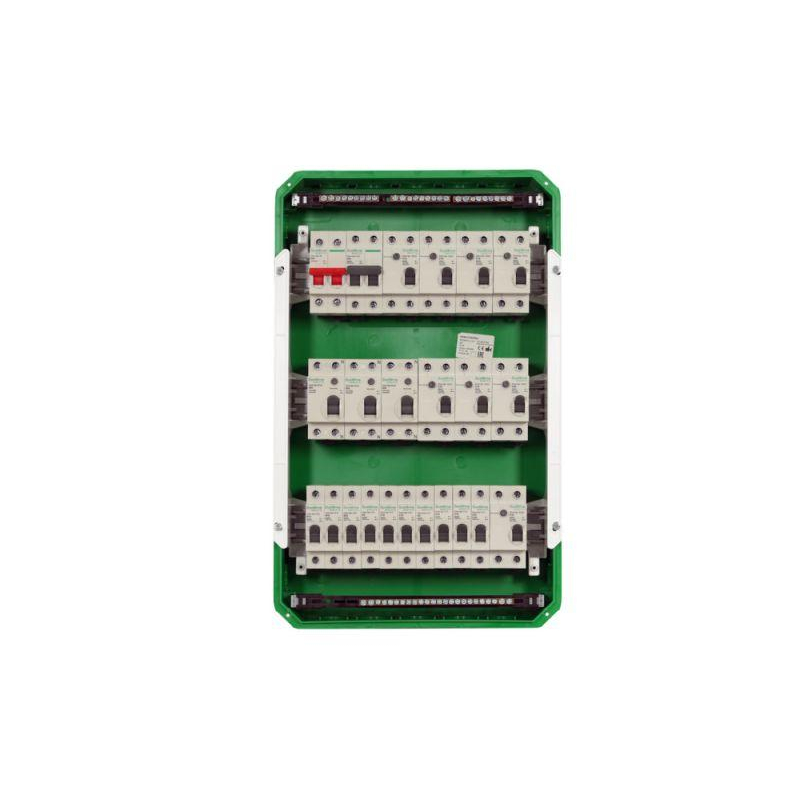 Бокс СП EASY9 встраив. с прозр. дверью 3ряда 36мод. SchE EZ9E312S2FRU