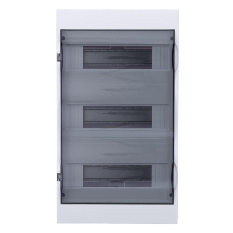 Бокс СП EASY9 встраив. с прозр. дверью 3ряда 36мод. SchE EZ9E312S2FRU