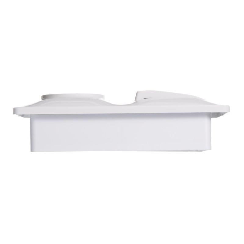 Блок комбинированный GLOSSA розетка + выкл. 3-кл. бел. SchE GSL000176