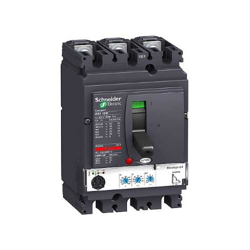 Выключатель автоматический 3п 3т 100А 25кА NSX160B Micrologic 2.2 SchE LV430746