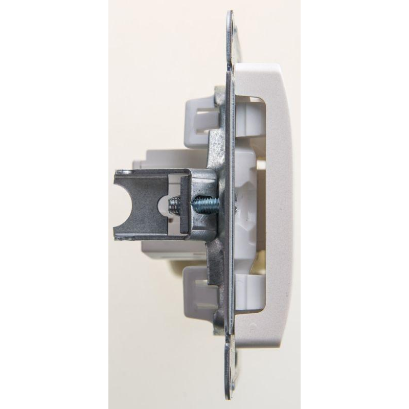 Механизм розетки комп. 1-м Glossa RJ45 CAT.5E перламутр SchE GSL000681K