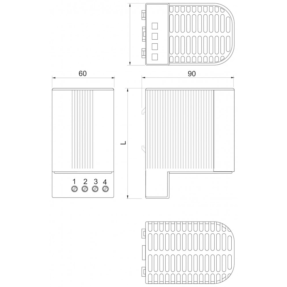 Нагреватель 55Вт 110-230В SchE NSYCR50WU2C