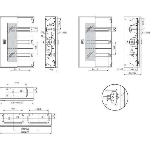 Плата модульная S3D 88M 700х500 SchE NSYDLM88