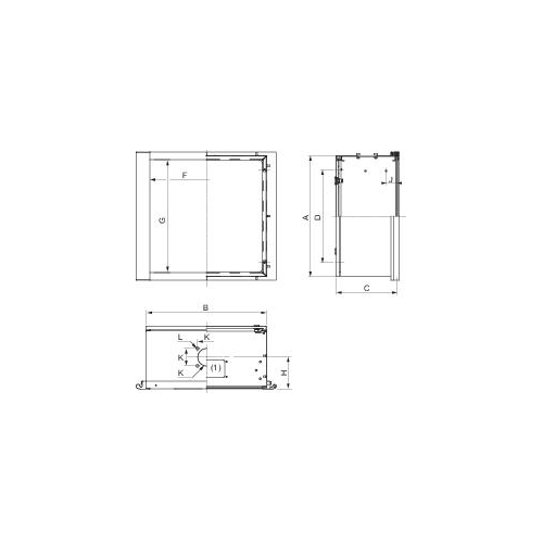 Корпус управления 300х300х200 SchE NSYS3CM303020