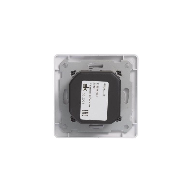 Термостат Glossa электронный для теплого пола с датчиком +5град.C +50град.C 10А в сборе бел. SchE GSL000138