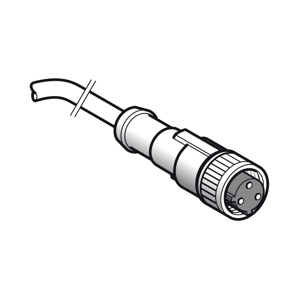 Разъем каб. гнездовой SchE XZCP1865L10