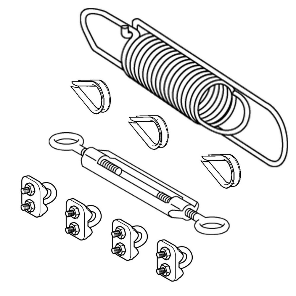 Комплект для кабельного монтажа (дл.25м) SchE XY2CZ9525