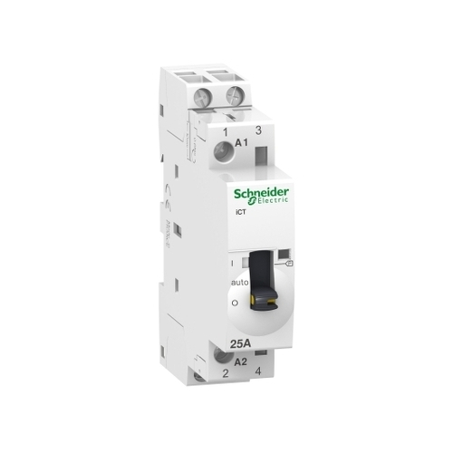 Контактор мод. iCT Acti9 25А 2Н c руч. упр. SchE A9C21532