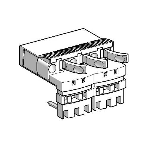 Блок клеммный 16кв.мм питание 1-2 расцепительных блоков SchE LAD3B1