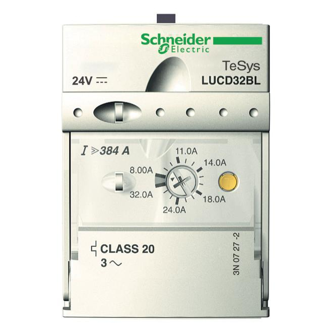 Блок управления усовершенств. 3п 0.35-1.4А 24ВAC CL20 SchE LUCD1XB