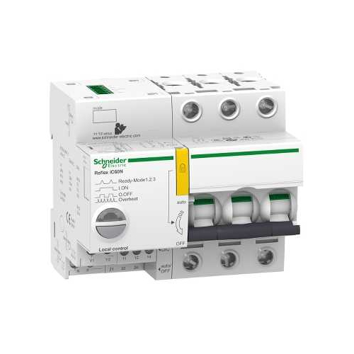 Выключатель автоматический модульный 3п B 16А Acti9 iC60N REFLEX Ti24 SchE A9C61316