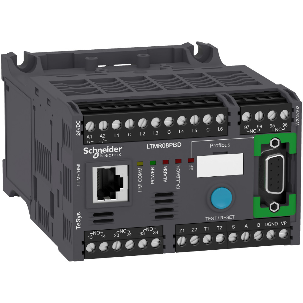 Реле TESYS T PROFIBUS 0. 4-8А 24В DC SchE LTMR08PBD