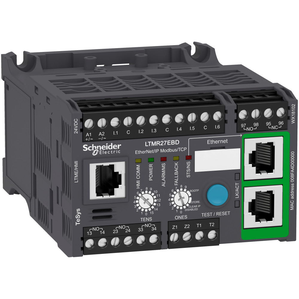 Реле TESYS T ETHERNET TCP/IP 1. 35-27А 24В DC SchE LTMR27EBD