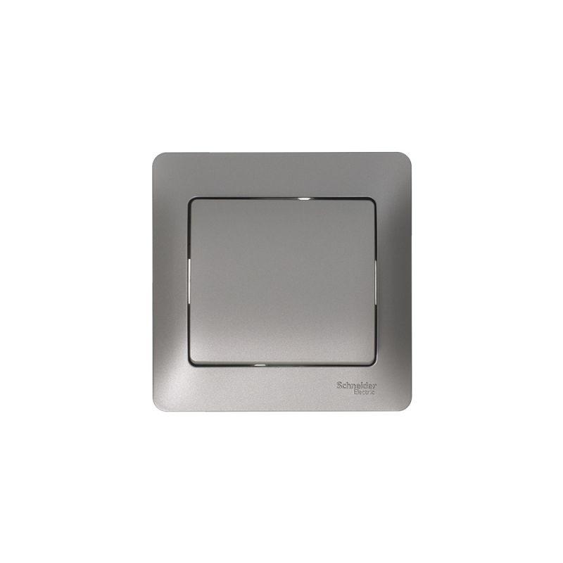 Механизм выключателя 1-кл. СП Glossa 10А IP20 (сх. 1) 10AX платина SchE GSL001211