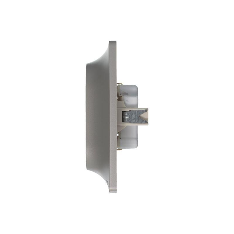 Розетка 2-м СП Glossa 16А IP20 250В с заземл. в сборе платина SchE GSL001224