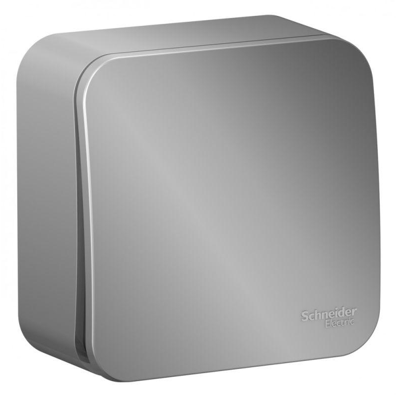 Выключатель 1-кл. ОП Blanca 10А IP20 (сх. 1) 250В с изолир. пластиной алюм. SchE BLNVA101013
