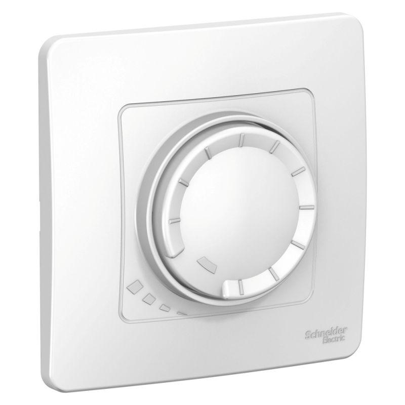 Светорегулятор, диммер СП BLANCA поворотно-нажимной универсальный 400Вт белый