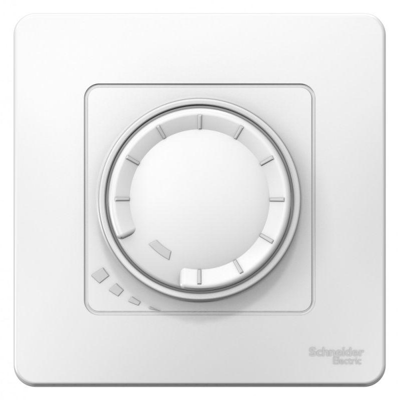 Светорегулятор, диммер СП BLANCA поворотно-нажимной универсальный 400Вт белый