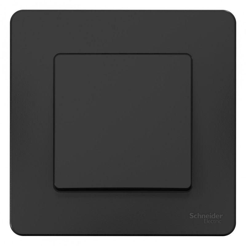 Выключатель 1-кл. СП Blanca 10А IP20 (сх. 1) 250В антрацит SchE BLNVS010106