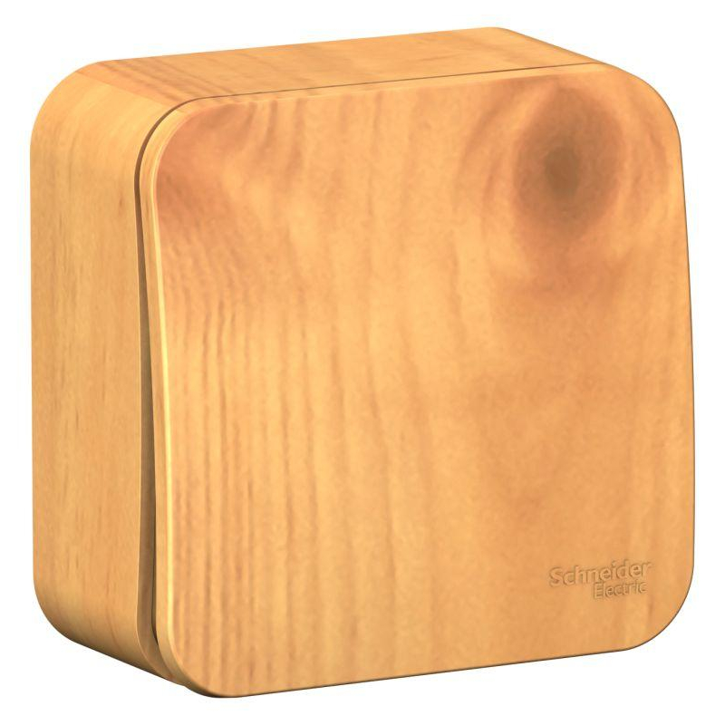 Выключатель 1-кл. ОП Blanca 10А IP20 (сх. 1) 250В с изолир. пластиной ясень SchE BLNVA101015