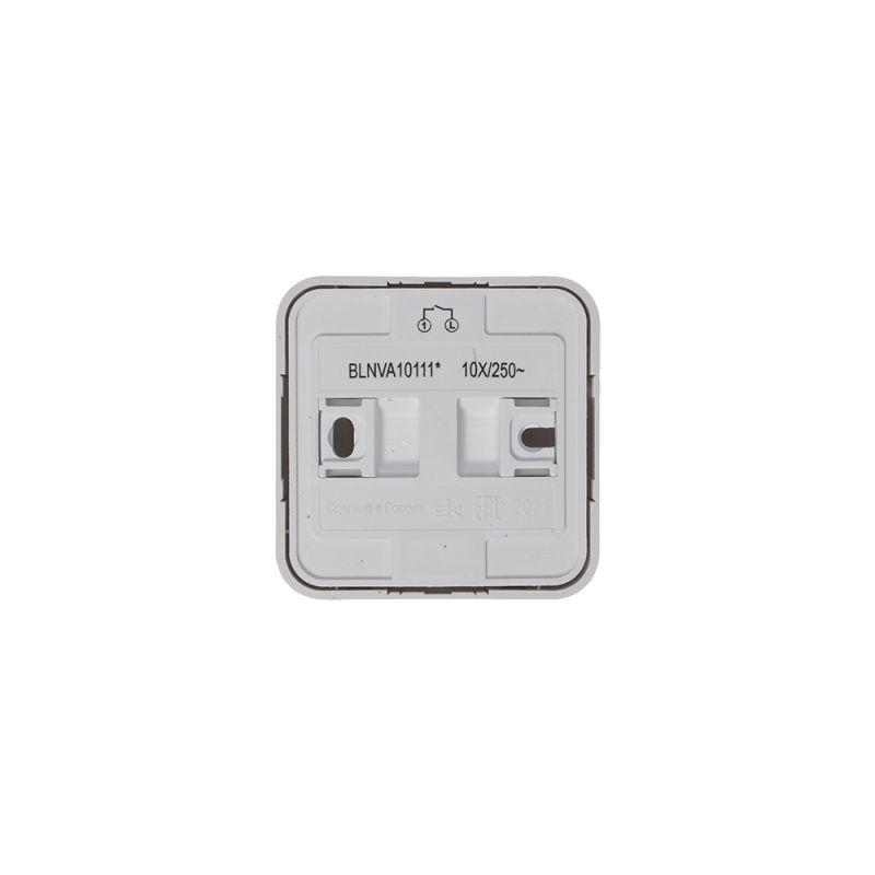Выключатель 1-кл. ОП Blanca 10А IP20 (сх. 1) 250В с изолир. пластиной бел. SchE BLNVA101011
