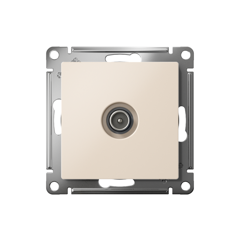 Механизм розетки TV проходной AtlasDesign 4DB беж. SchE ATN000292