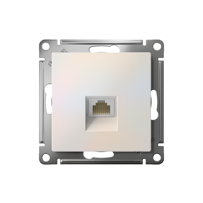 Механизм розетки компьютерной RJ45 AtlasDesign CAT.5e жемчуж. SchE ATN000483