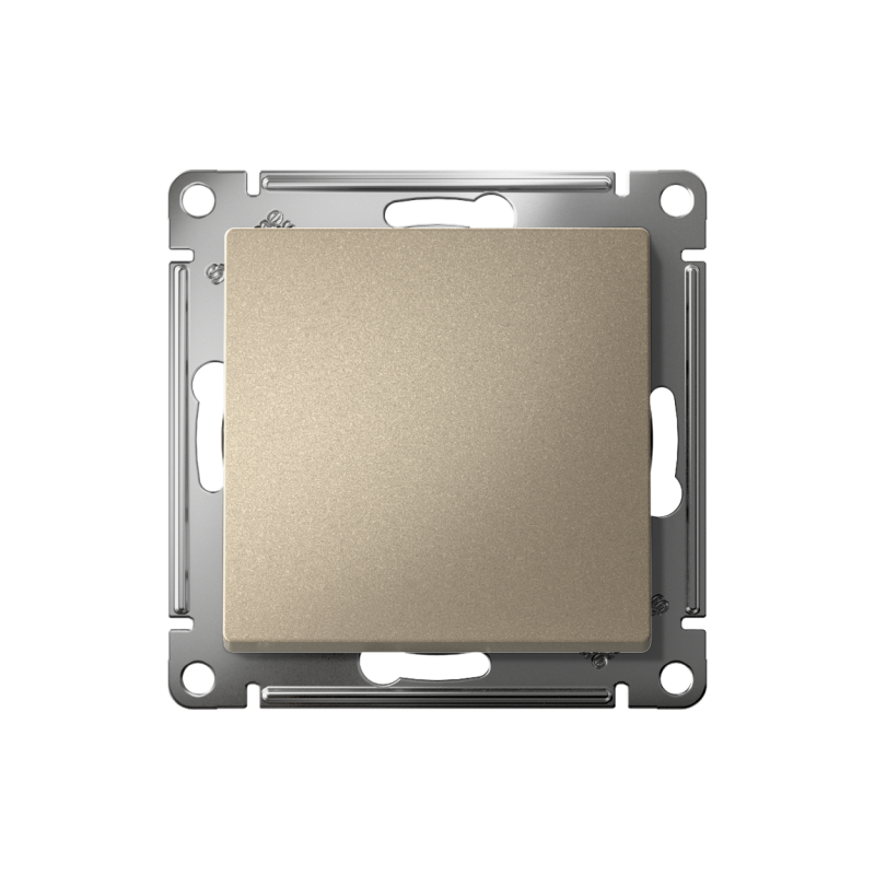 Механизм выключателя 1-кл. СП AtlasDesign 10А IP20 (сх. 1) 10AX шампань SchE ATN000511