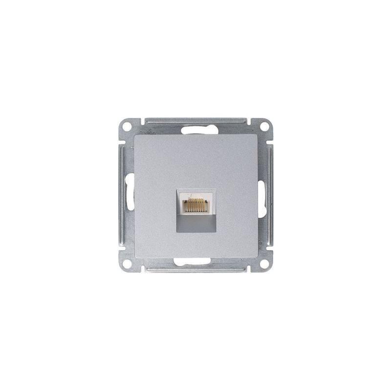 Механизм розетки компьютерной AtlasDesign RJ45 алюм. SchE ATN000383