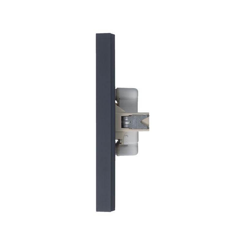 Розетка 2-м СП AtlasDesign 16А IP20 без заземл. в сборе грифель SchE ATN000720