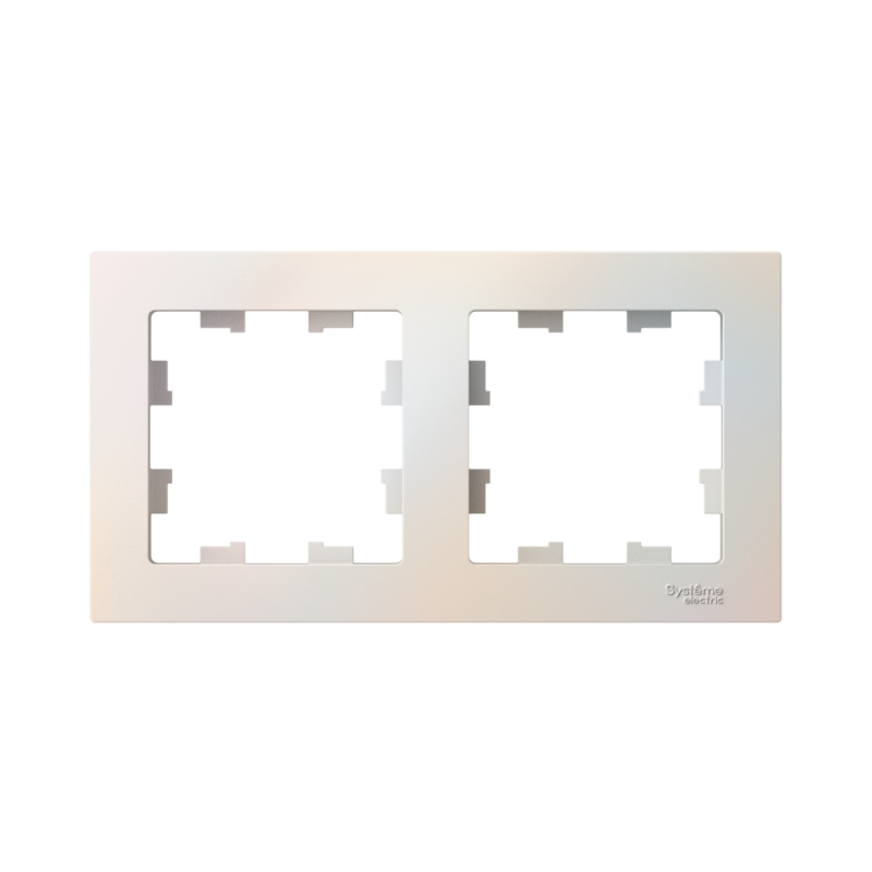 Рамка 2-м AtlasDesign универс. жемчуж. SchE ATN000402