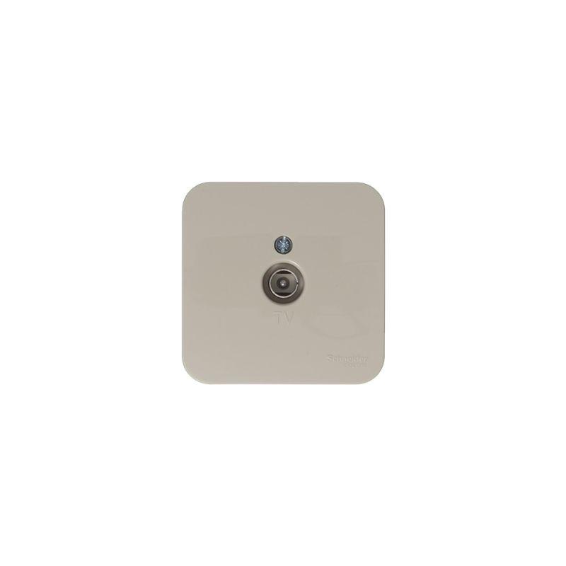 Коннектор TV ОП BLANCA изол. пласт. беж. SchE BLNTA000017