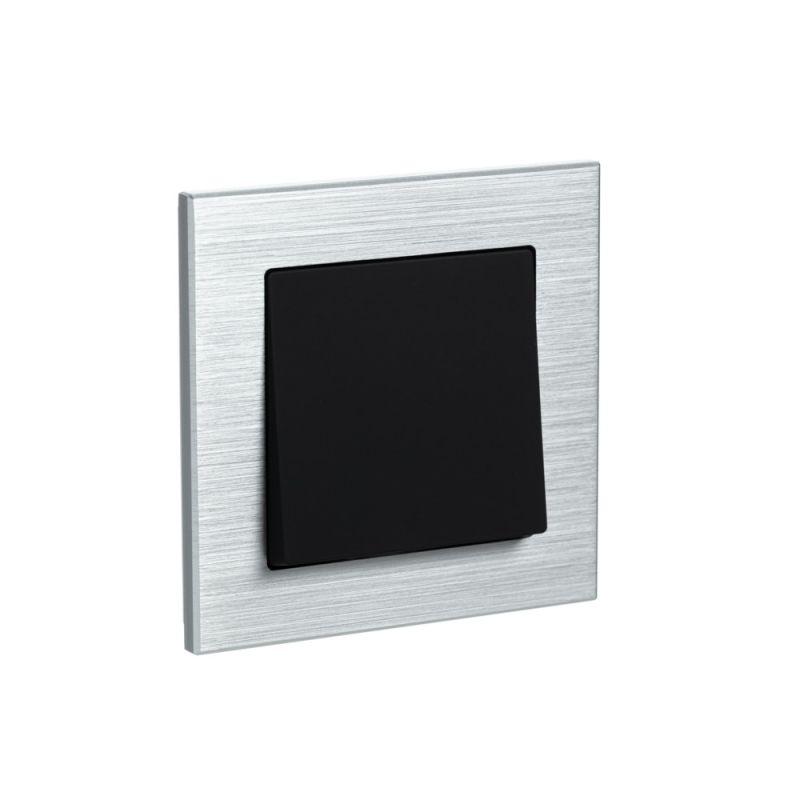 Рамка 1-м AtlasDesign Nature металл серебр. SchE ATN312101