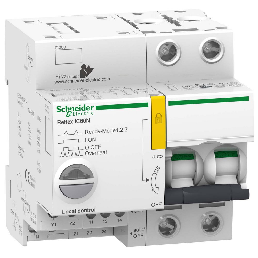 АВТ. ВЫКЛ. REFLEX iC60N 2П 63A C