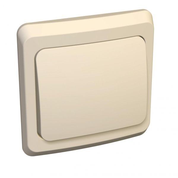 Переключатель 1-кл. СП Этюд 10А IP20 крем. SchE BC10-004K